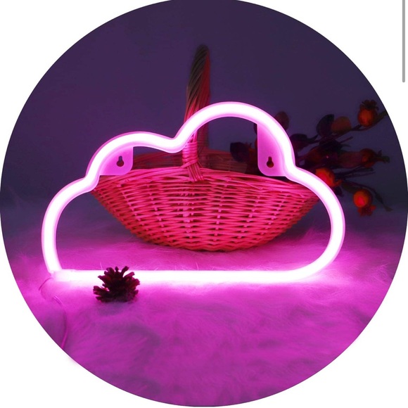 Other - Pink Cloud Neon Signs, LED Neon Light for Party Supplies, Girls Room Decoration